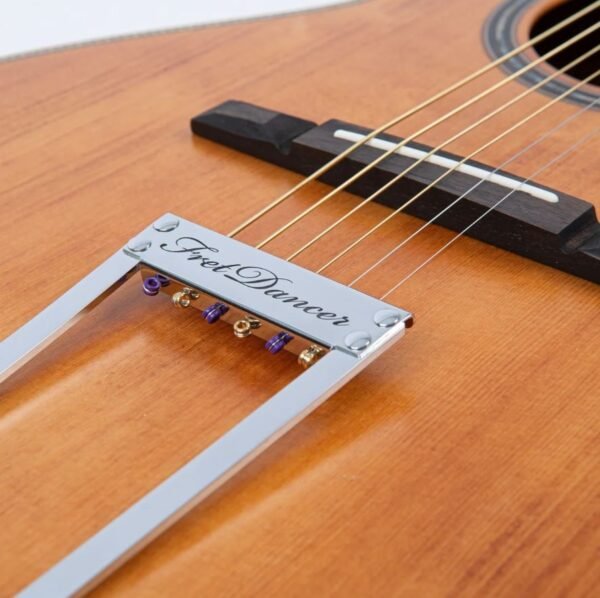 Vintage ‘Fret Dancer’ Paul Brett Acoustic Guitar  Natural - Afbeelding 4